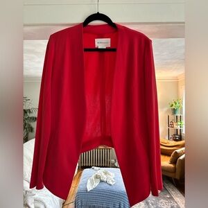 BCBG Red Blazer - stretch material